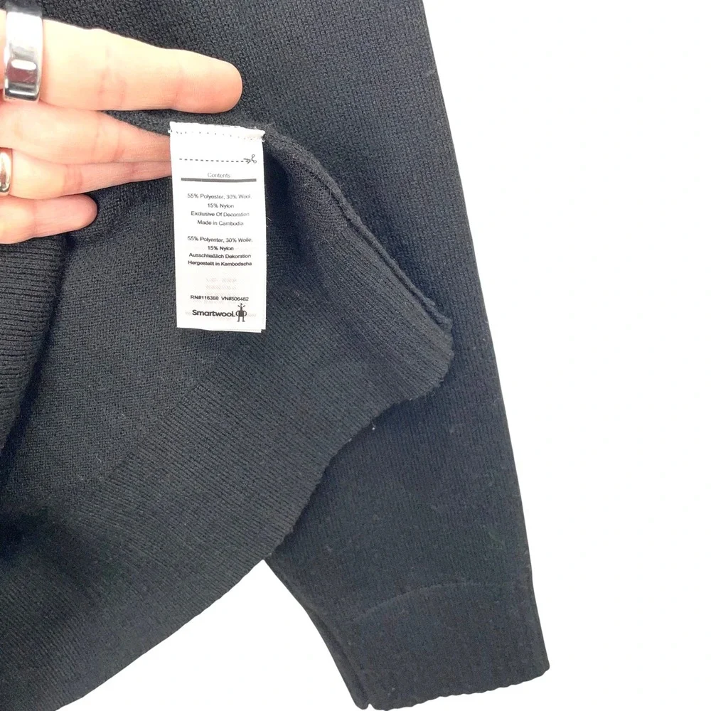 Smartwool Sparwood Crew neck Sweater Size L‎ black